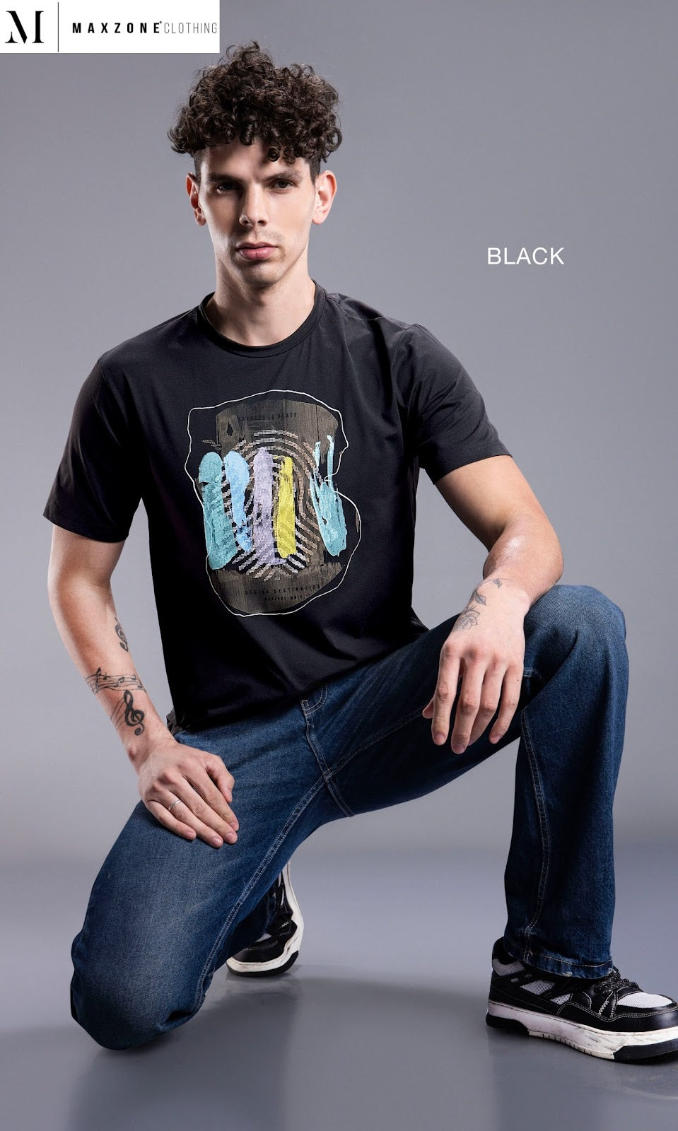 Iho K 020 Dn 2792 Maxzone Clothing Cot Stretch Mens Tshirts Exporter Ahmedabad