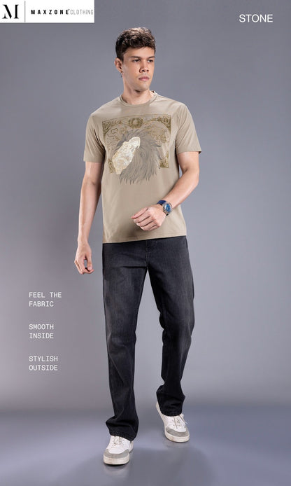 Iho K 020 Dn 2792 Maxzone Clothing Cot Stretch Mens Tshirts Exporter Ahmedabad