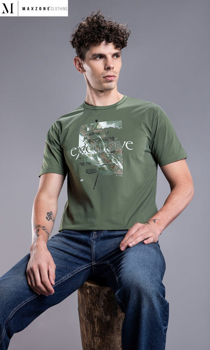 Iho K 020 Dn 2792 Maxzone Clothing Cot Stretch Mens Tshirts Exporter Ahmedabad
