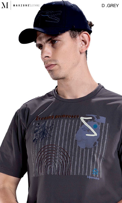 Iho K 021 Dn 2793 Maxzone Clothing Cot Stretch Mens Tshirts Exporter Gujarat