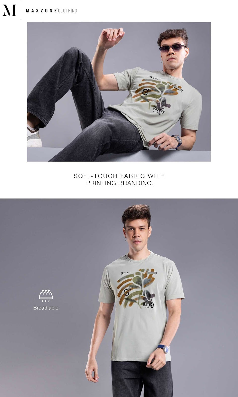 Iho K 021 Dn 2793 Maxzone Clothing Cot Stretch Mens Tshirts Exporter Gujarat