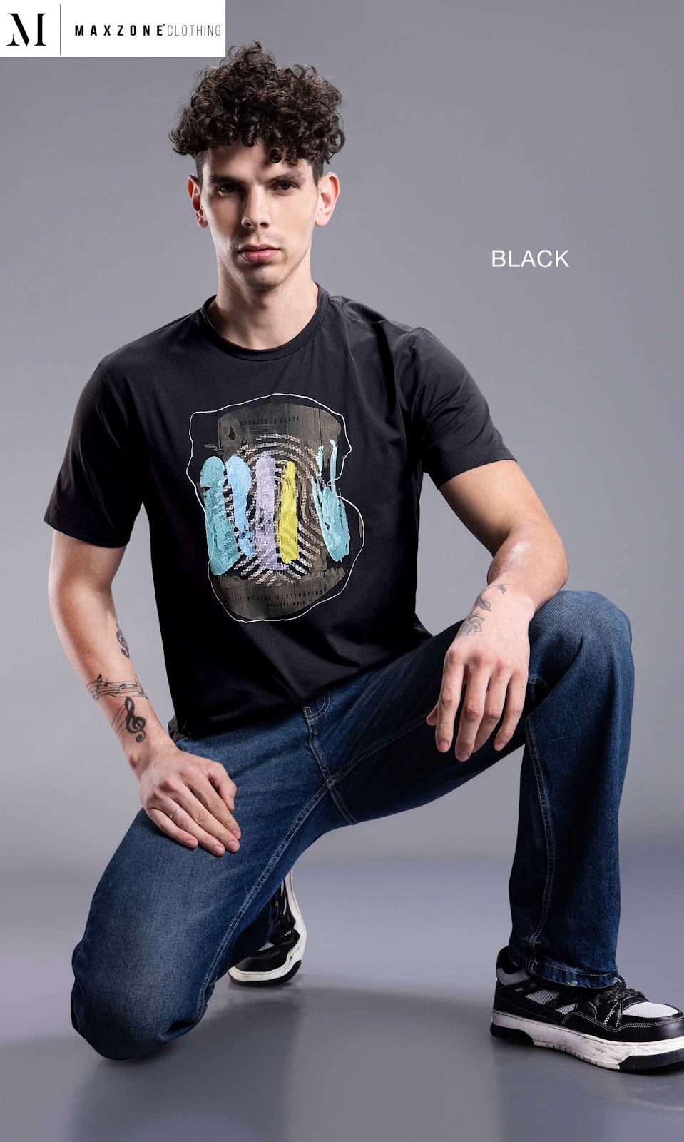Iho K 021 Dn 2793 Maxzone Clothing Cot Stretch Mens Tshirts Exporter Gujarat