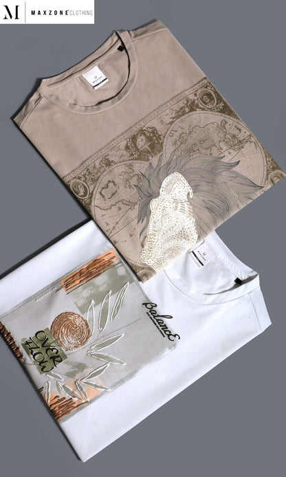 Iho K 021 Dn 2793 Maxzone Clothing Cot Stretch Mens Tshirts Exporter Gujarat