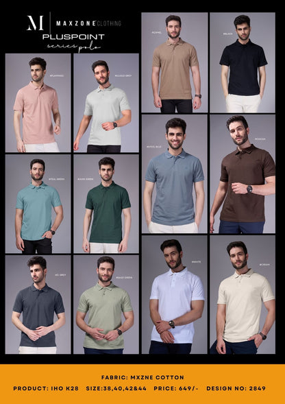 Iho K 028 2849 Maxzone Clothing Cotton Mens Tshirts Wholesale Price