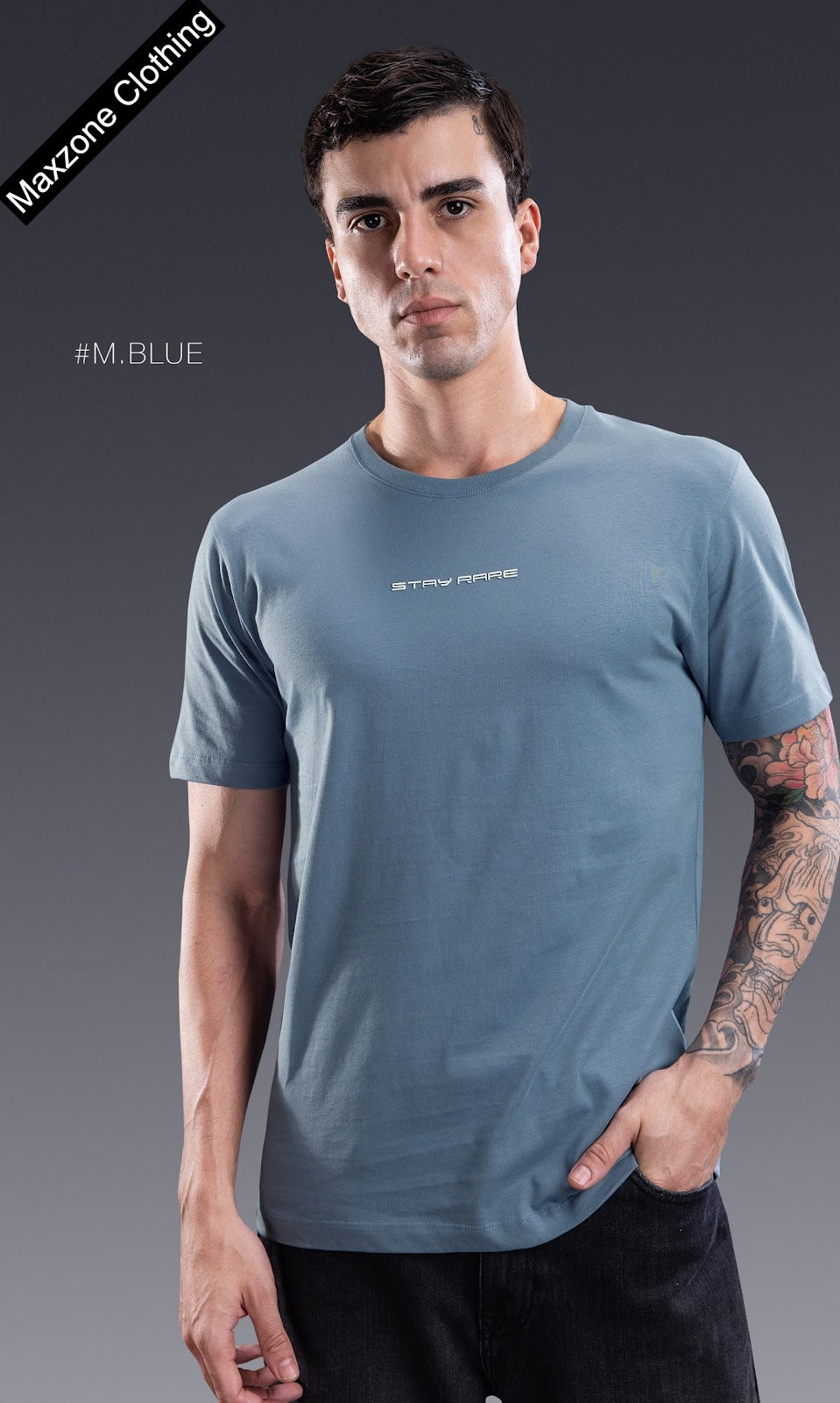 Iho K 030 2836 Maxzone Clothing Cotton Mens Tshirts Manufacturer Gujarat