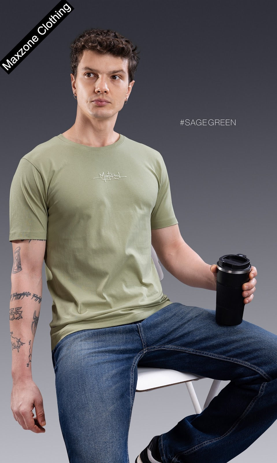 Iho K 030 2836 Maxzone Clothing Cotton Mens Tshirts Manufacturer Gujarat