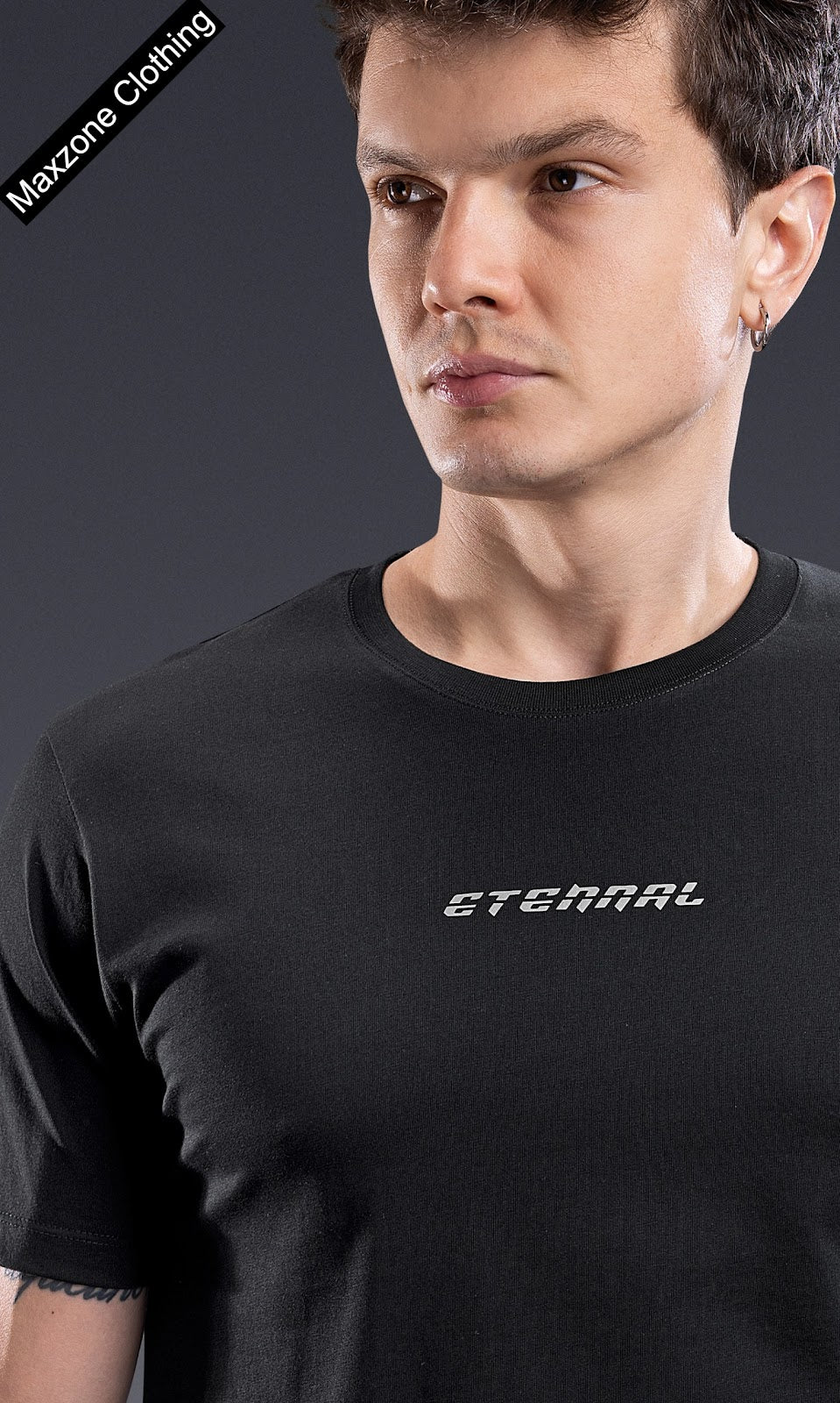 Iho K 030 2836 Maxzone Clothing Cotton Mens Tshirts Manufacturer Gujarat