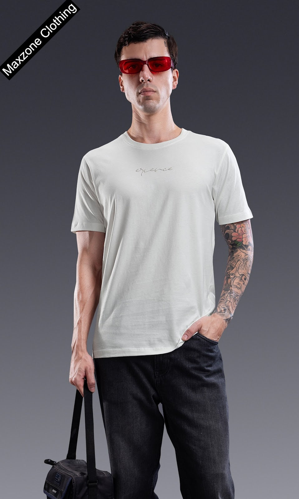 Iho K 030 2836 Maxzone Clothing Cotton Mens Tshirts Manufacturer Gujarat