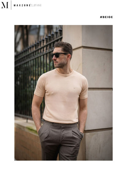 Iho K 031 Dn 2009 Maxzone Clothing Cotton Mens Tshirts Wholesaler India