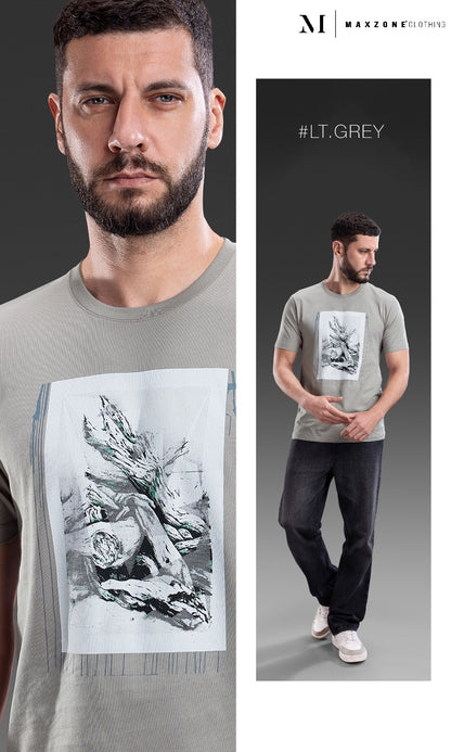 Iho K 033 Dn 2000 Maxzone Clothing Cotton Mens Tshirts Manufacturer Ahmedabad