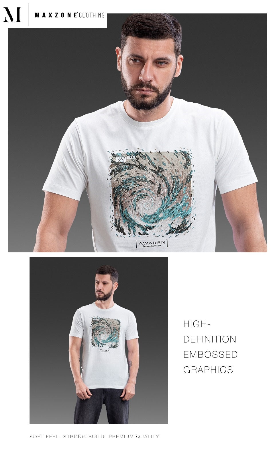 Iho K 033 Dn 2000 Maxzone Clothing Cotton Mens Tshirts Manufacturer Ahmedabad