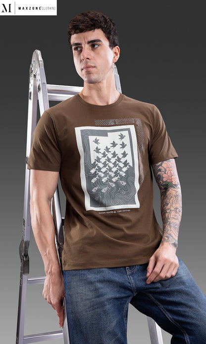 Iho K 033 Dn 2000 Maxzone Clothing Cotton Mens Tshirts Manufacturer Ahmedabad