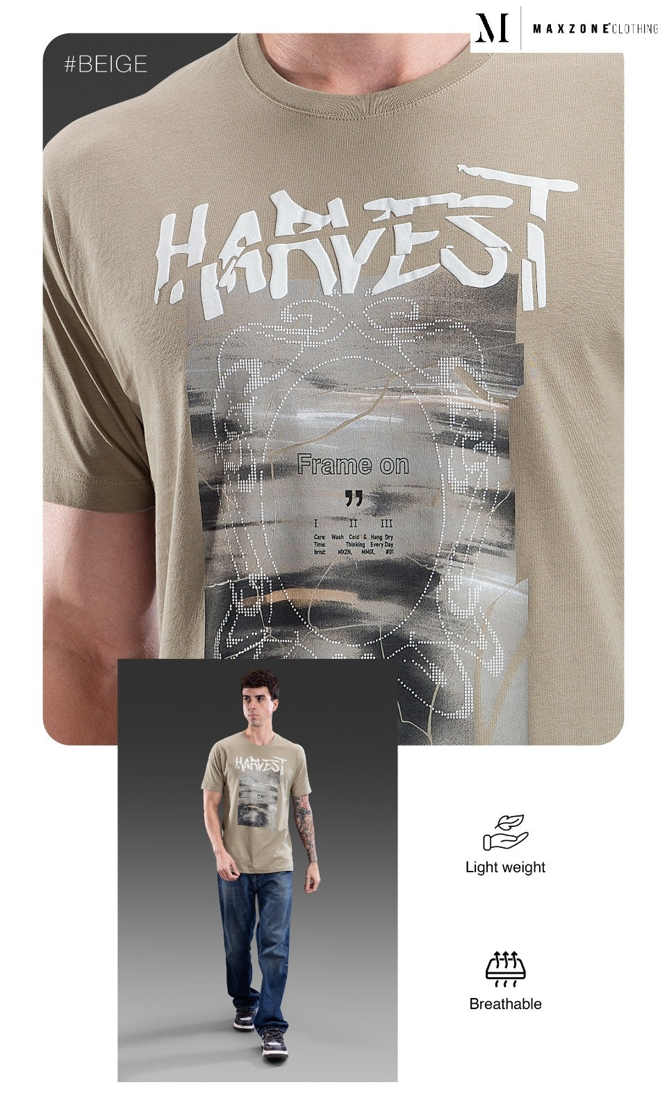 Iho K 033 Dn 2000 Maxzone Clothing Cotton Mens Tshirts Manufacturer Ahmedabad