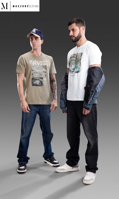 Iho K 033 Dn 2000 Maxzone Clothing Cotton Mens Tshirts Manufacturer Ahmedabad
