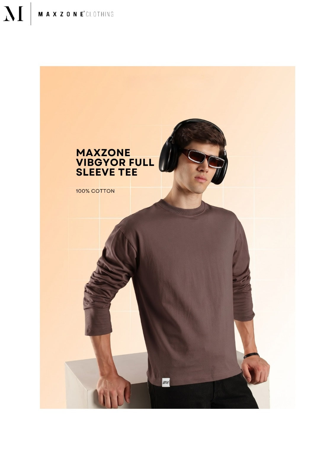 Iho K 077 2887 Full Sleeves Maxzone Clothing Cotton Mens Tshirts Wholesaler India