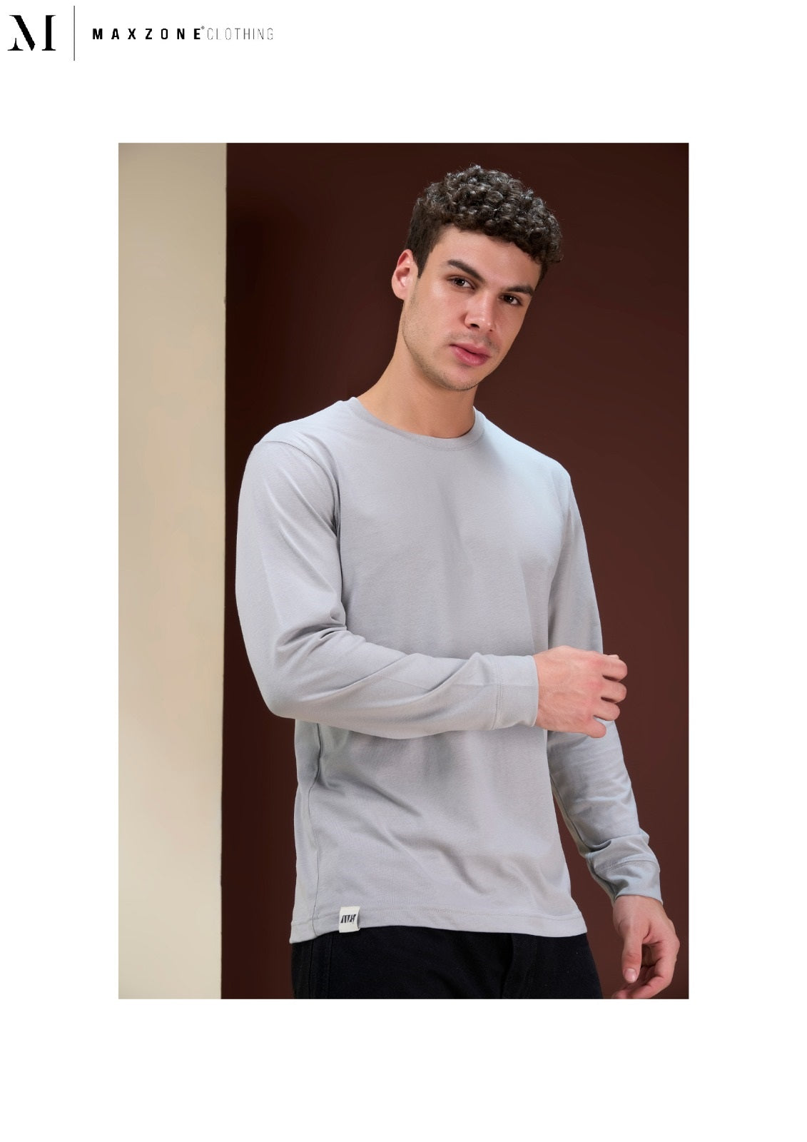 Iho K 077 2887 Full Sleeves Maxzone Clothing Cotton Mens Tshirts Wholesaler India