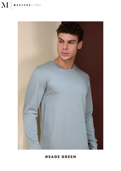 Iho K 077 2887 Full Sleeves Maxzone Clothing Cotton Mens Tshirts Wholesaler India