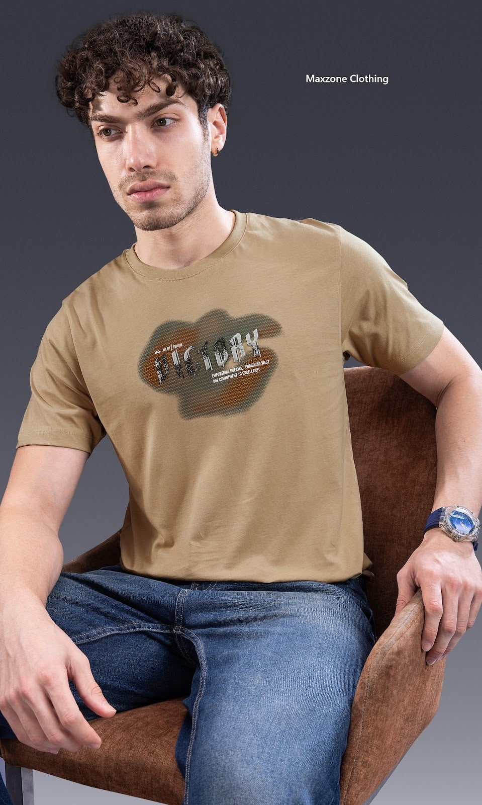 Iho K 18 2830 Maxzone Clothing Cotton Mens Tshirts Exporter Ahmedabad