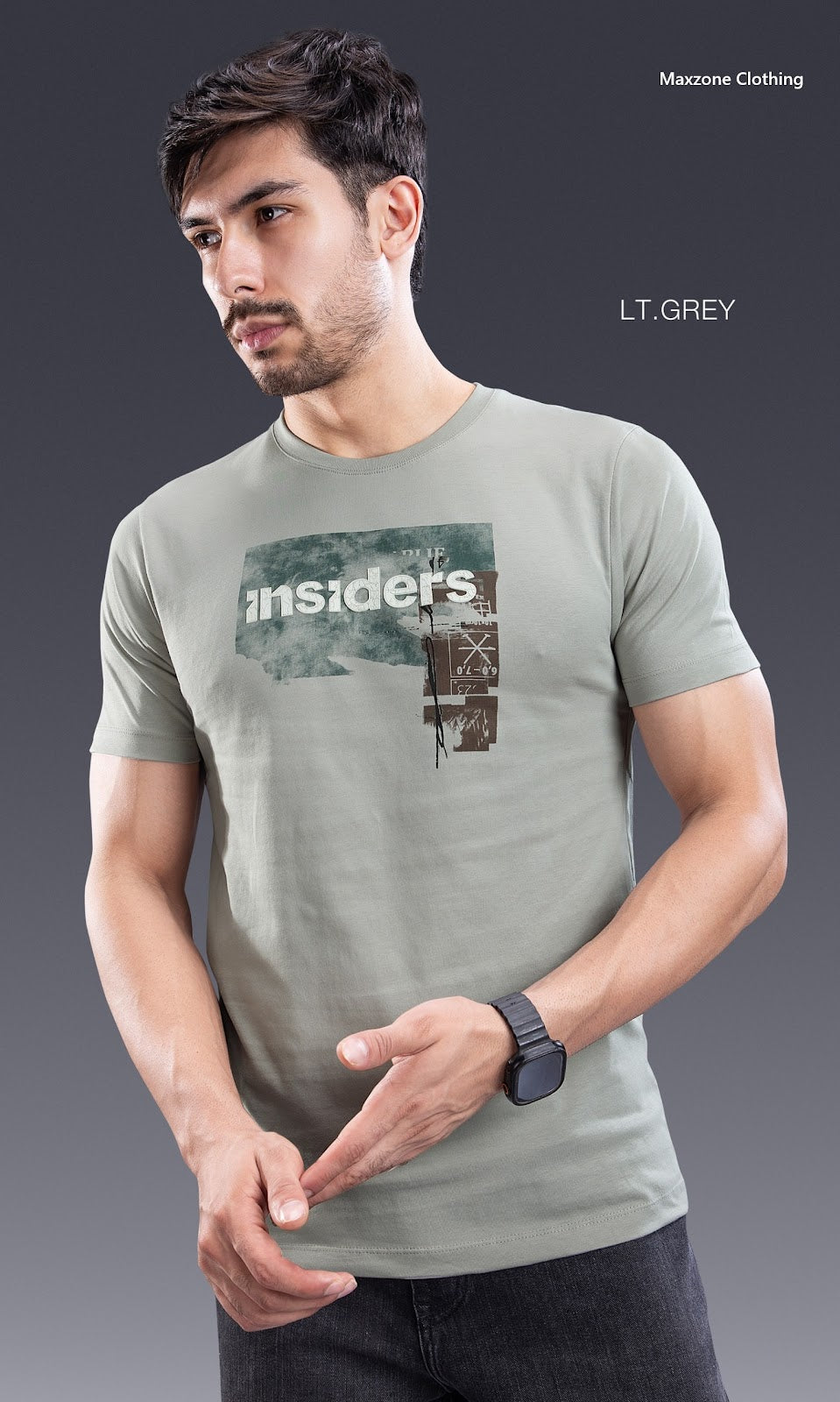 Iho K 18 2830 Maxzone Clothing Cotton Mens Tshirts Exporter Ahmedabad