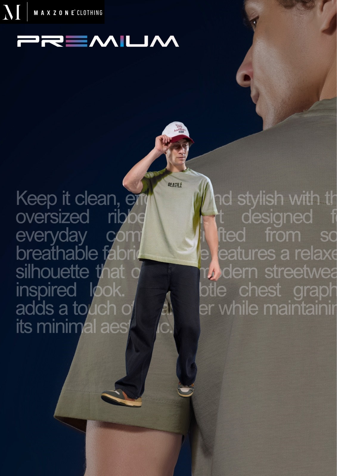 Iho M008 Dn 2783 Maxzone Clothing Cotton Mens Tshirts Exporter India