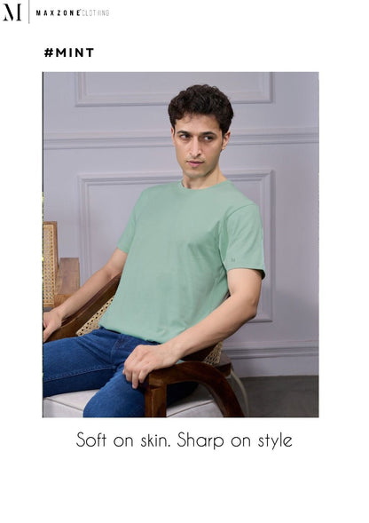 Iho M016 Dn 2009 Maxzone Clothing Cotton Mens Tshirts Manufacturer Ahmedabad