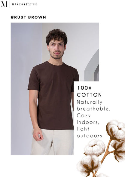 Iho M016 Dn 2009 Maxzone Clothing Cotton Mens Tshirts Manufacturer Ahmedabad