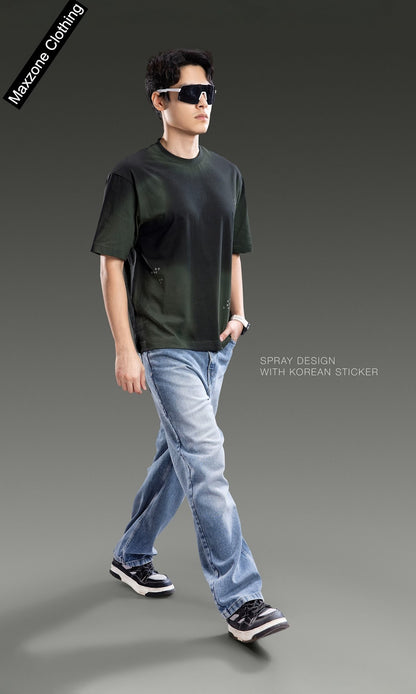 Iho M021 2850 Oversize Maxzone Clothing Cotton Mens Tshirts Manufacturer