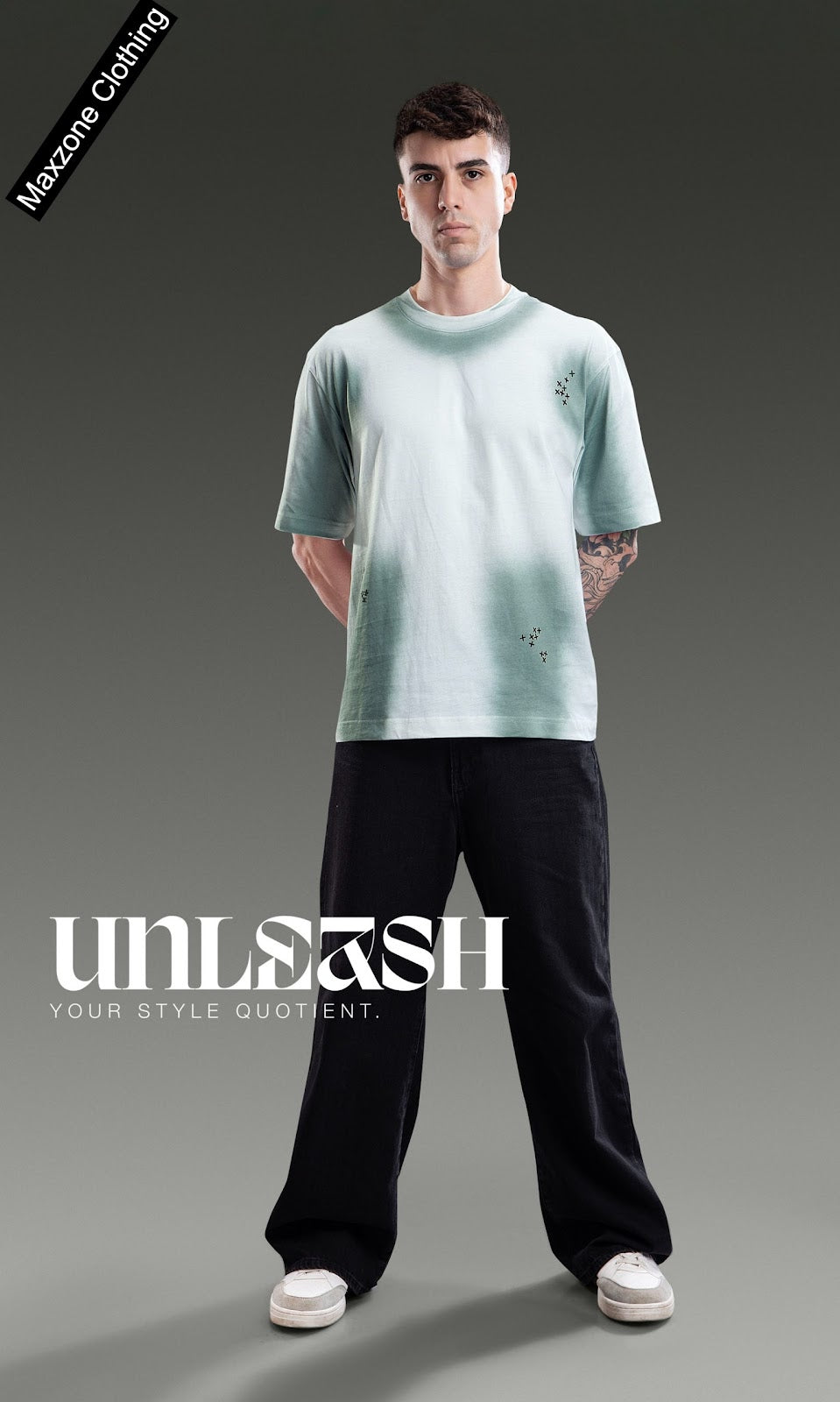 Iho M021 2850 Oversize Maxzone Clothing Cotton Mens Tshirts Manufacturer