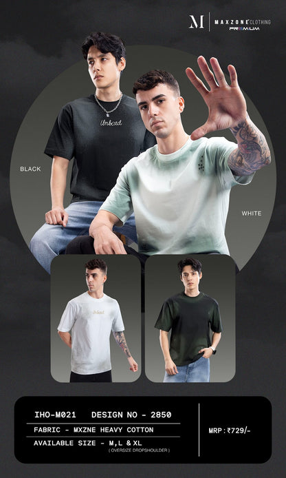 Iho M021 2850 Oversize Maxzone Clothing Cotton Mens Tshirts Manufacturer