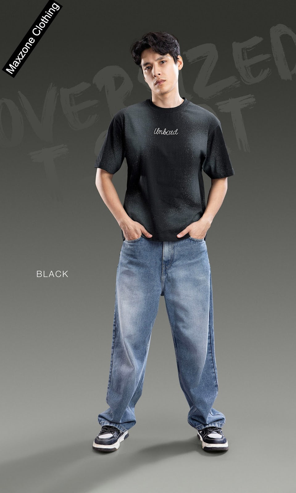 Iho M021 2850 Oversize Maxzone Clothing Cotton Mens Tshirts Manufacturer