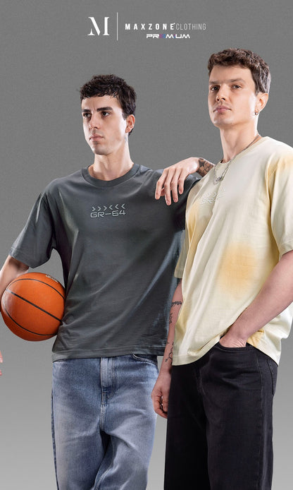 Iho M024 2828 Oversize Maxzone Clothing Cotton Mens Tshirts Wholesaler India