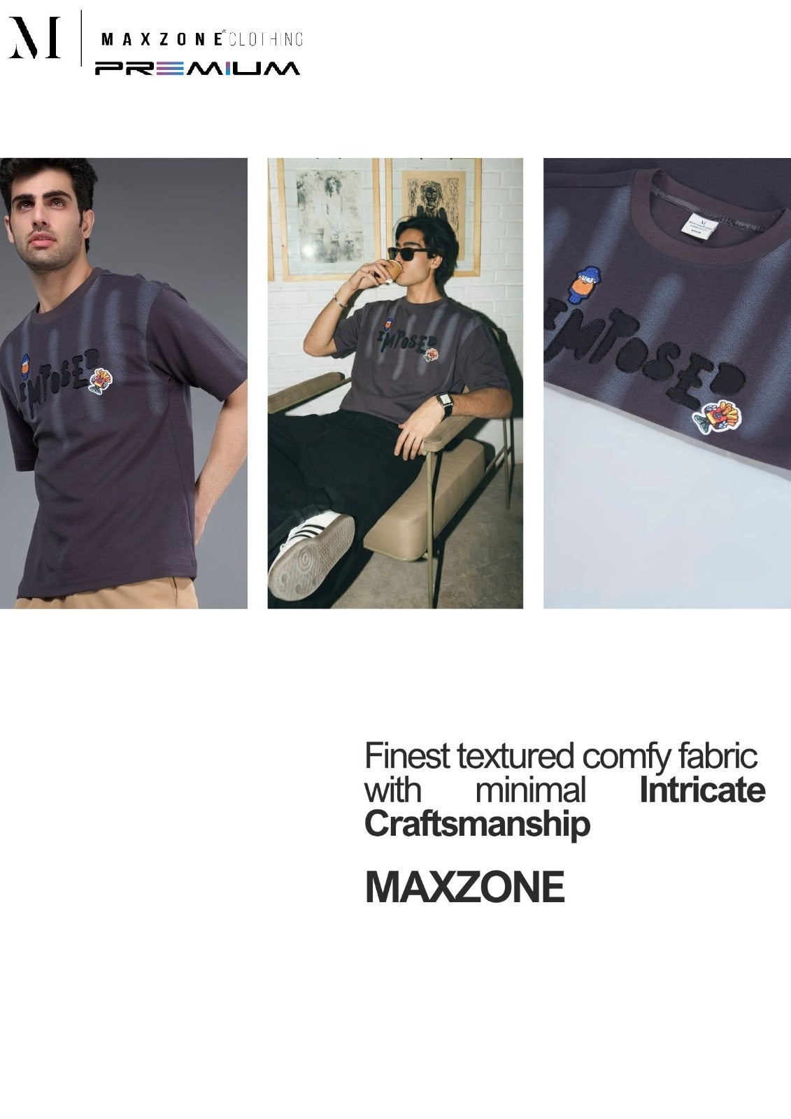 Iho M026 Dn 2809 Maxzone Clothing Crape Interlock Mens Tshirts Exporter India