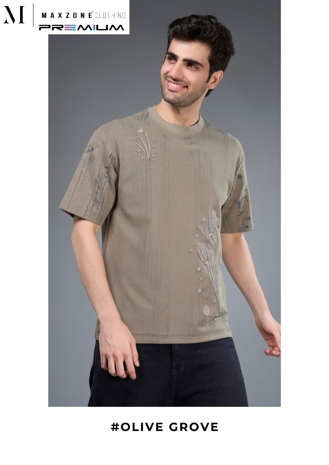 Iho M026 Dn 2809 Maxzone Clothing Crape Interlock Mens Tshirts Exporter India
