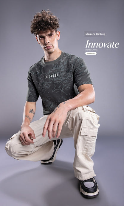 Iho M027 2788 Maxzone Clothing Crepe Mens Tshirts Wholesaler Ahmedabad
