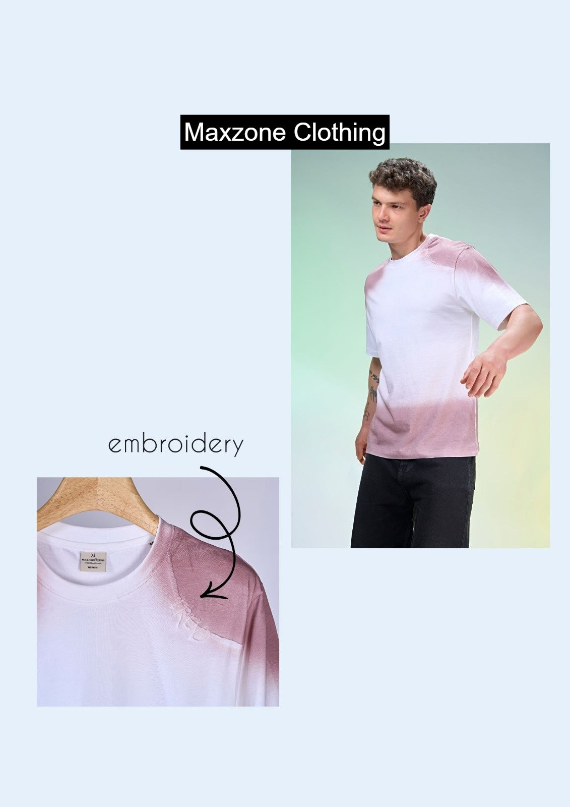 Iho M043 2826 Maxzone Clothing Cotton Mens Tshirts Exporter Ahmedabad