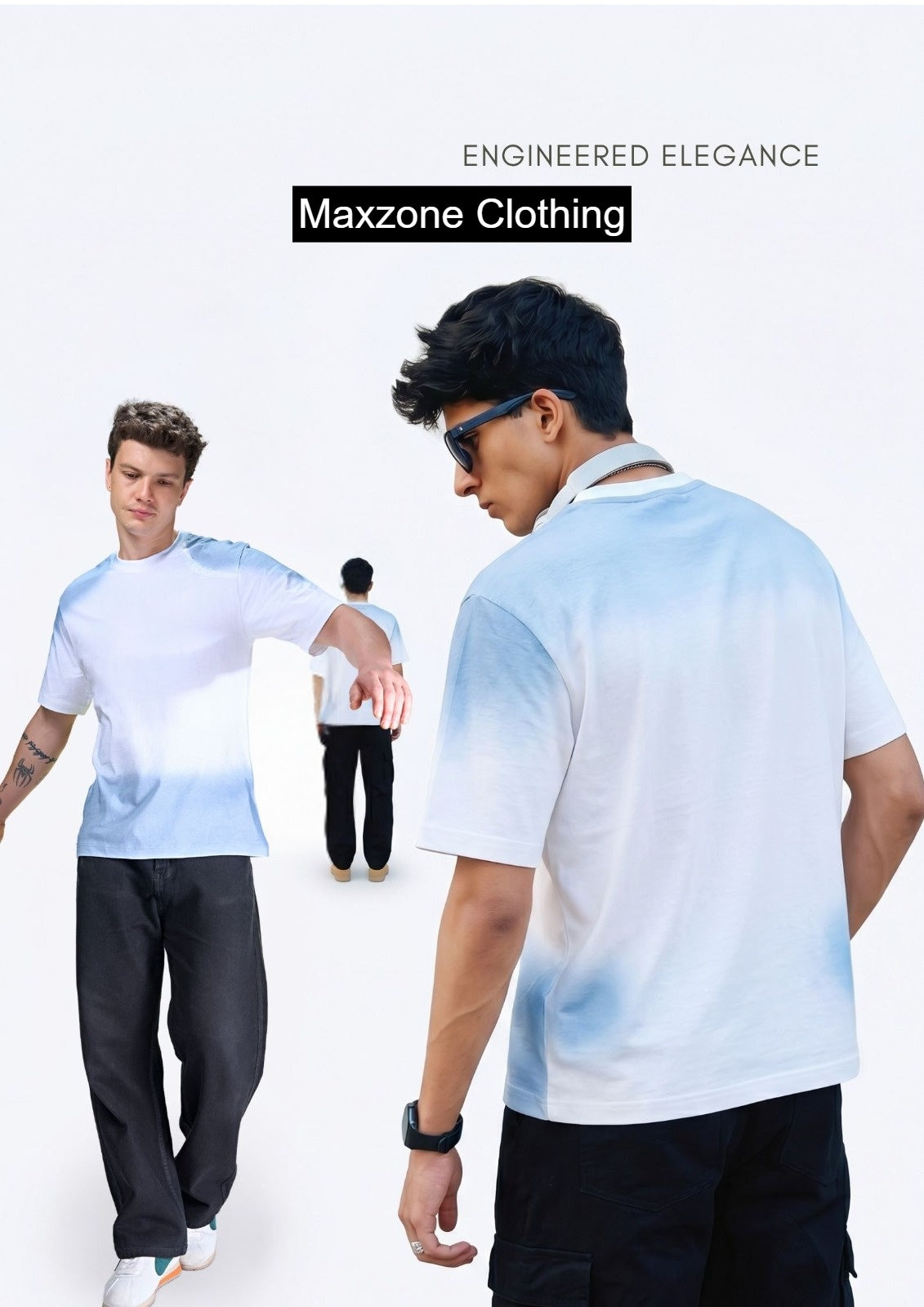 Iho M043 2826 Maxzone Clothing Cotton Mens Tshirts Exporter Ahmedabad