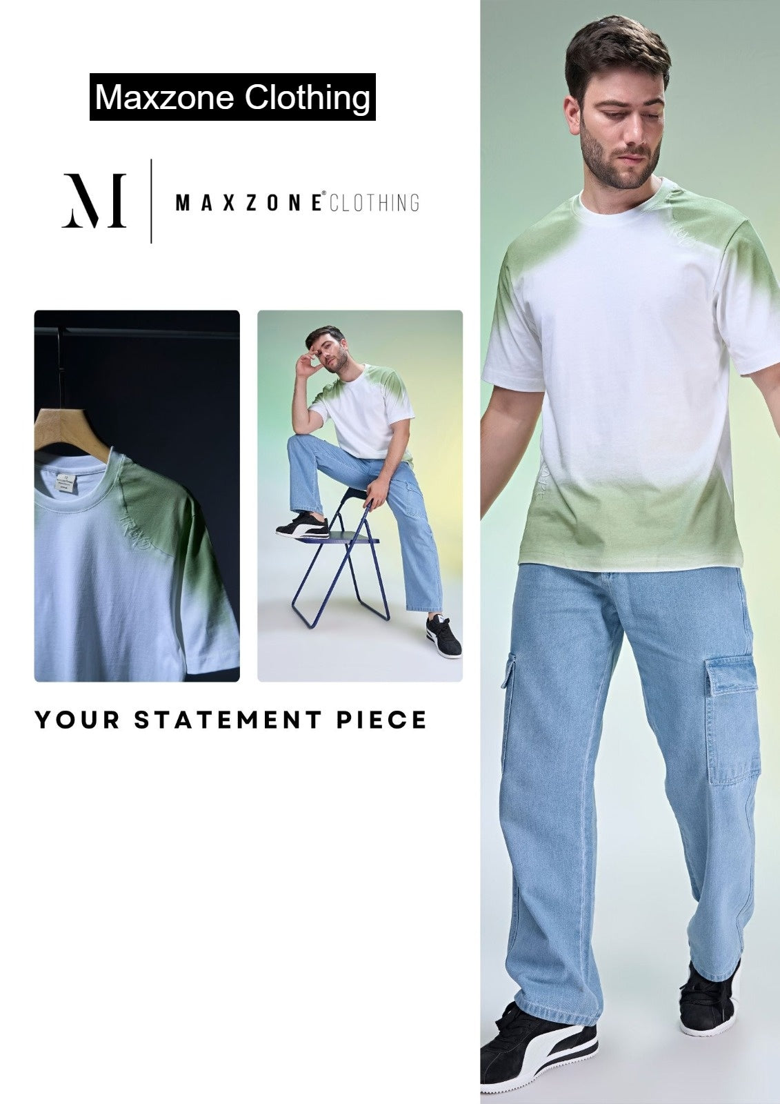 Iho M043 2826 Maxzone Clothing Cotton Mens Tshirts Exporter Ahmedabad