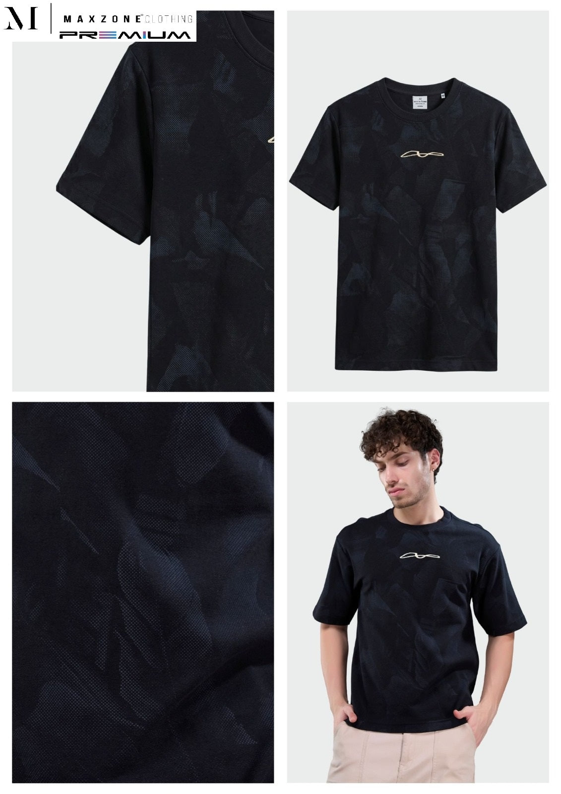Iho M051 Dn 2789 Maxzone Clothing Crape Mens Tshirts Wholesale Rate