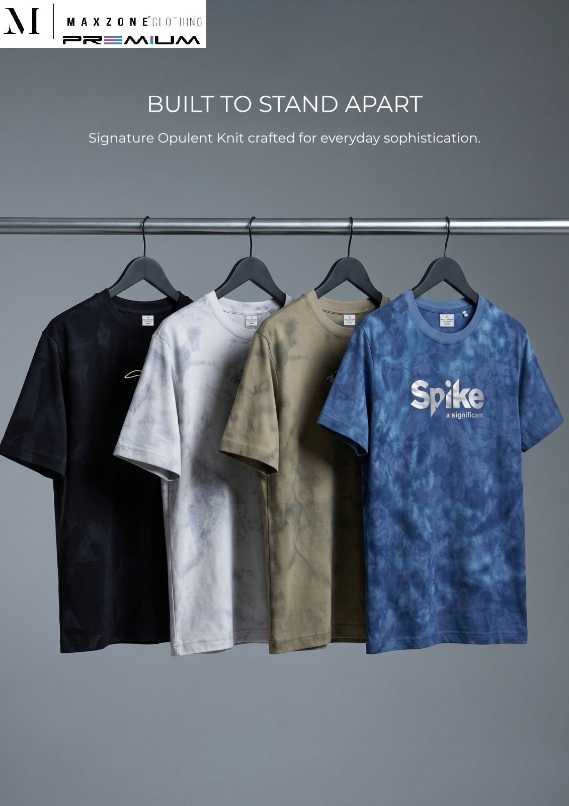 Iho M051 Dn 2789 Maxzone Clothing Crape Mens Tshirts Wholesale Rate