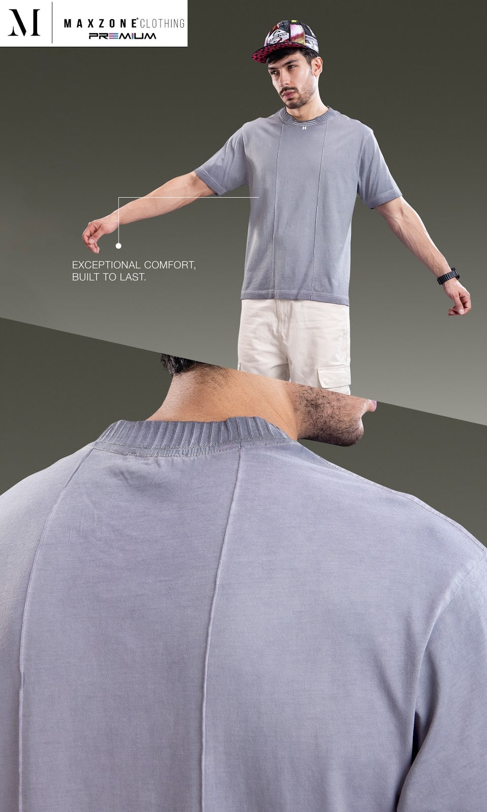 Iho M23 Dn 2823 Maxzone Clothing Cotton Mens Tshirts Manufacturer