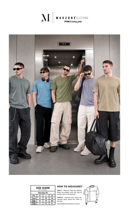 Iho M23 Dn 2823 Maxzone Clothing Cotton Mens Tshirts Manufacturer