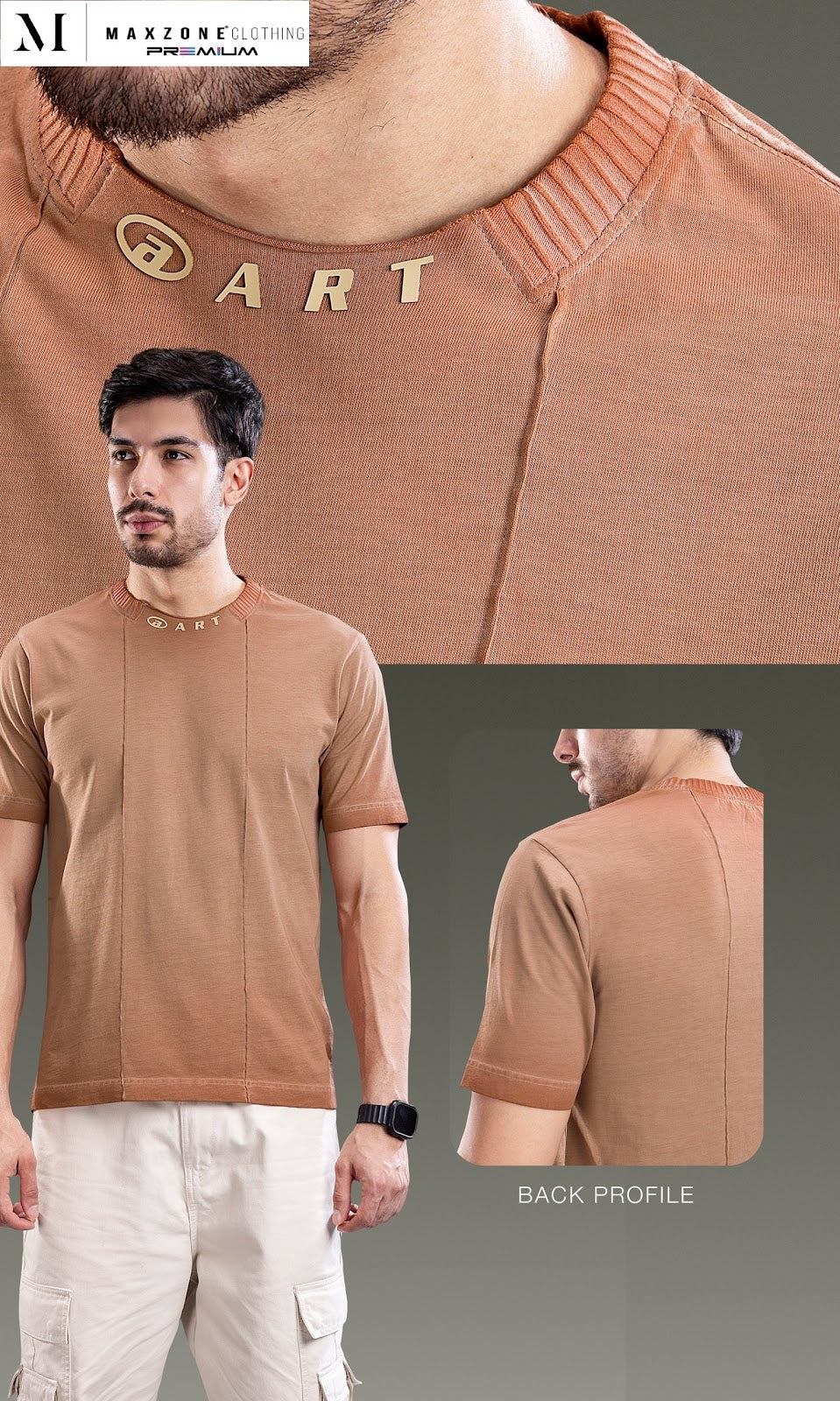Iho M23 Dn 2823 Maxzone Clothing Cotton Mens Tshirts Manufacturer