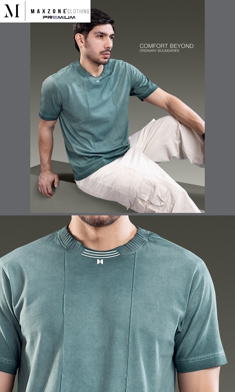Iho M23 Dn 2823 Maxzone Clothing Cotton Mens Tshirts Manufacturer