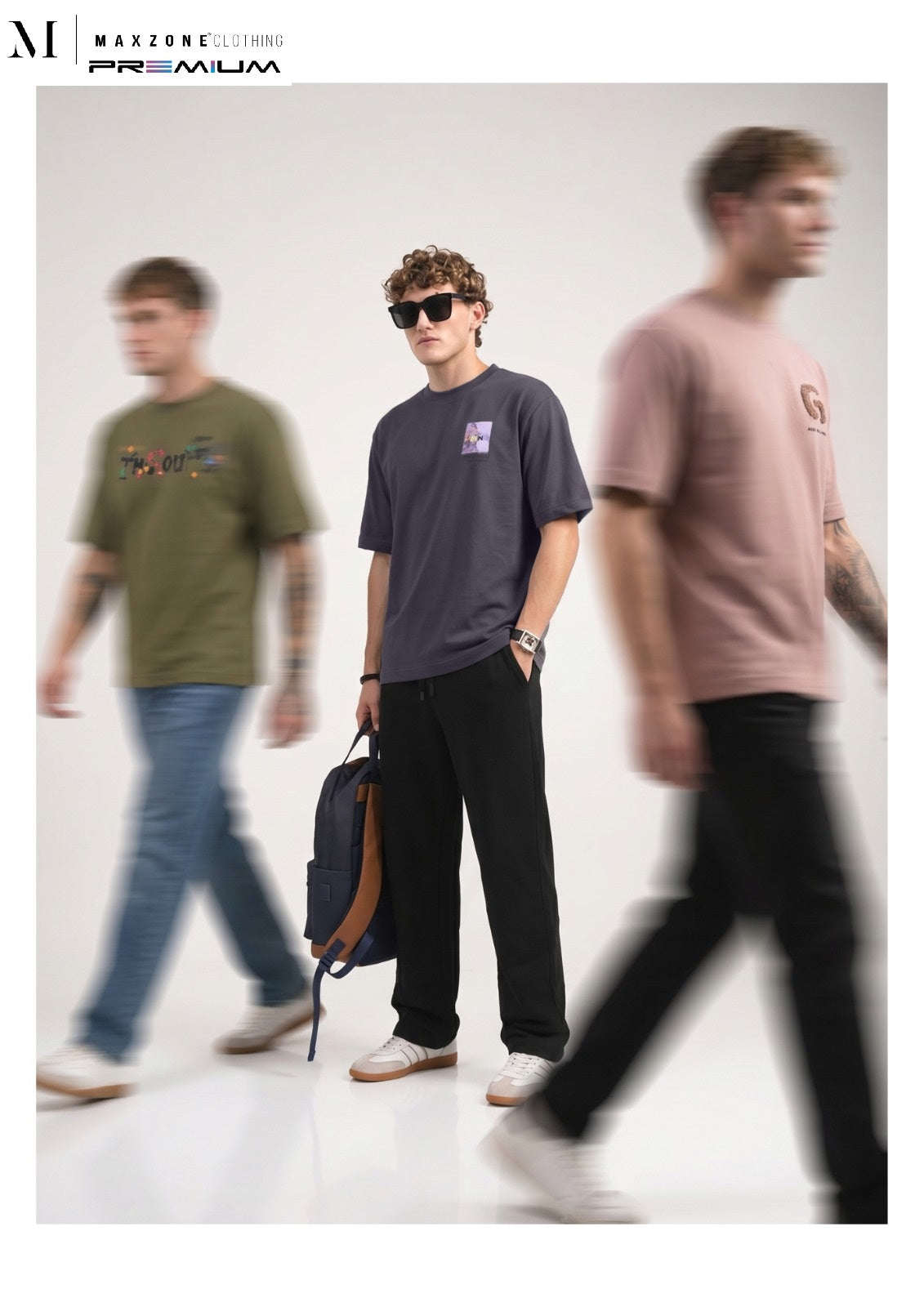 Iho M 025 Dn 2749 Maxzone Clothing Cotton Looper Mens Tshirts Wholesale