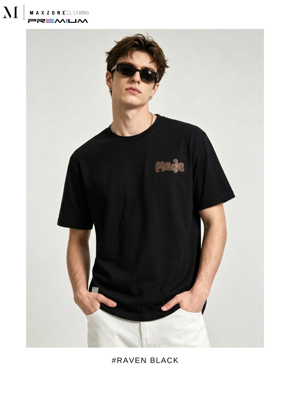 Iho M 025 Dn 2749 Maxzone Clothing Cotton Looper Mens Tshirts Wholesale