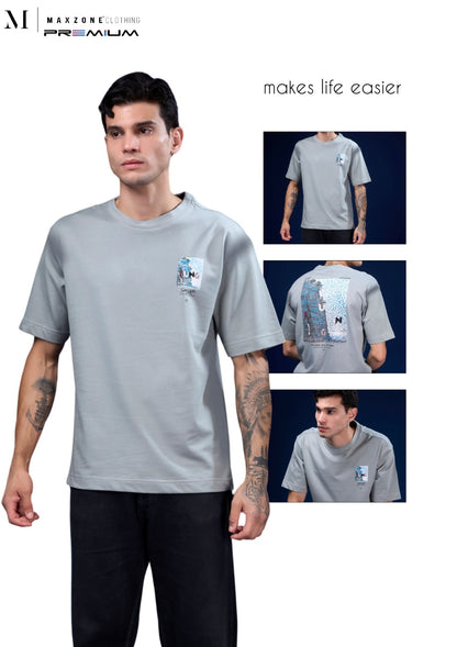 Iho M 025 Dn 2749 Maxzone Clothing Cotton Looper Mens Tshirts Wholesale
