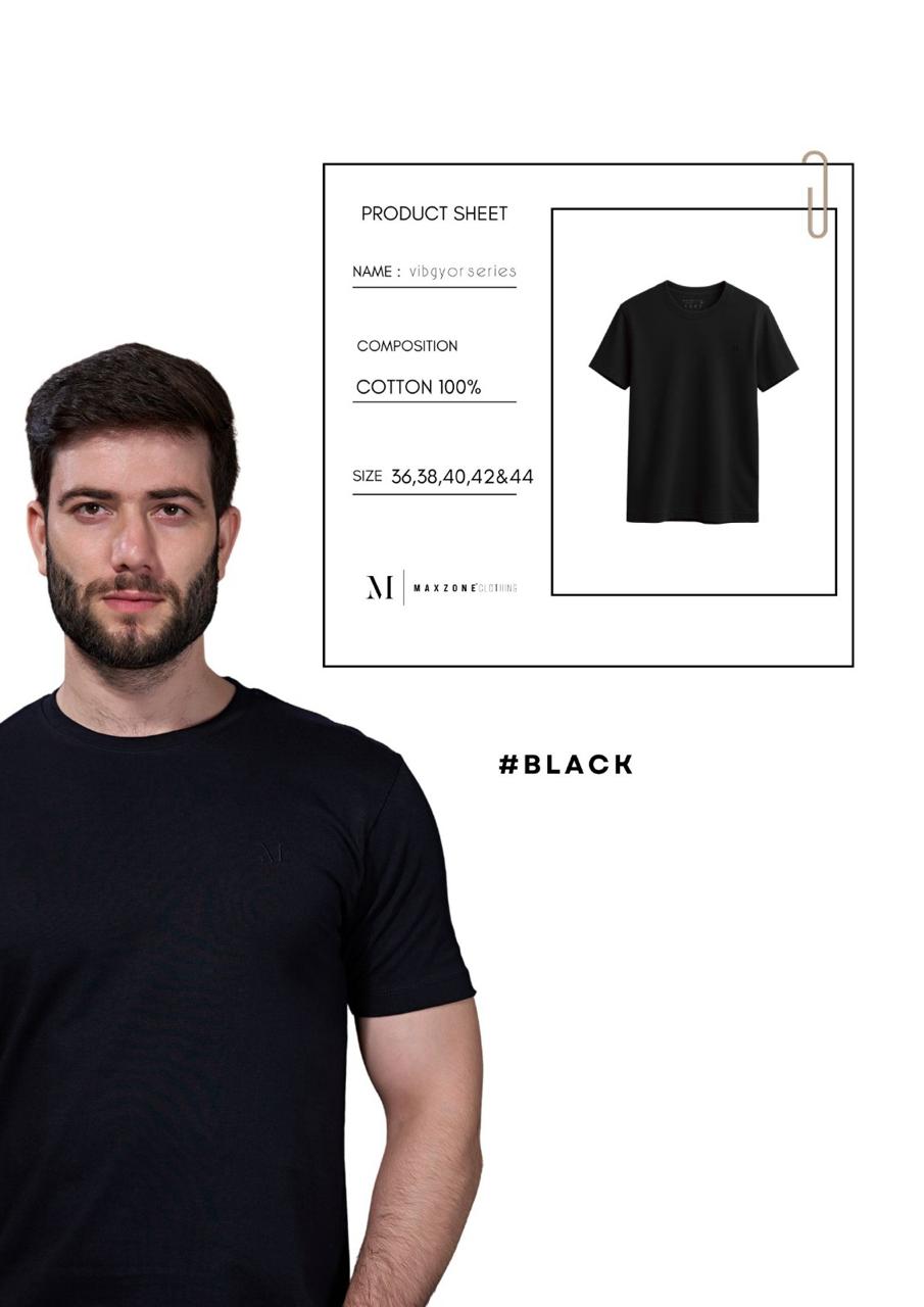 Iho M 030 Dn 2001 Maxzone Clothing Cotton Mens Tshirts Supplier Gujarat