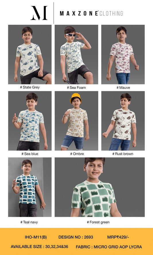 Iho M 11 B Dn 2693 Maxzone Clothing Aop Boys Tshirt Supplier India