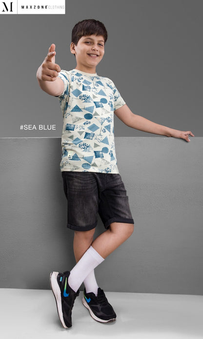 Iho M 11 B Dn 2693 Maxzone Clothing Aop Boys Tshirt Supplier India