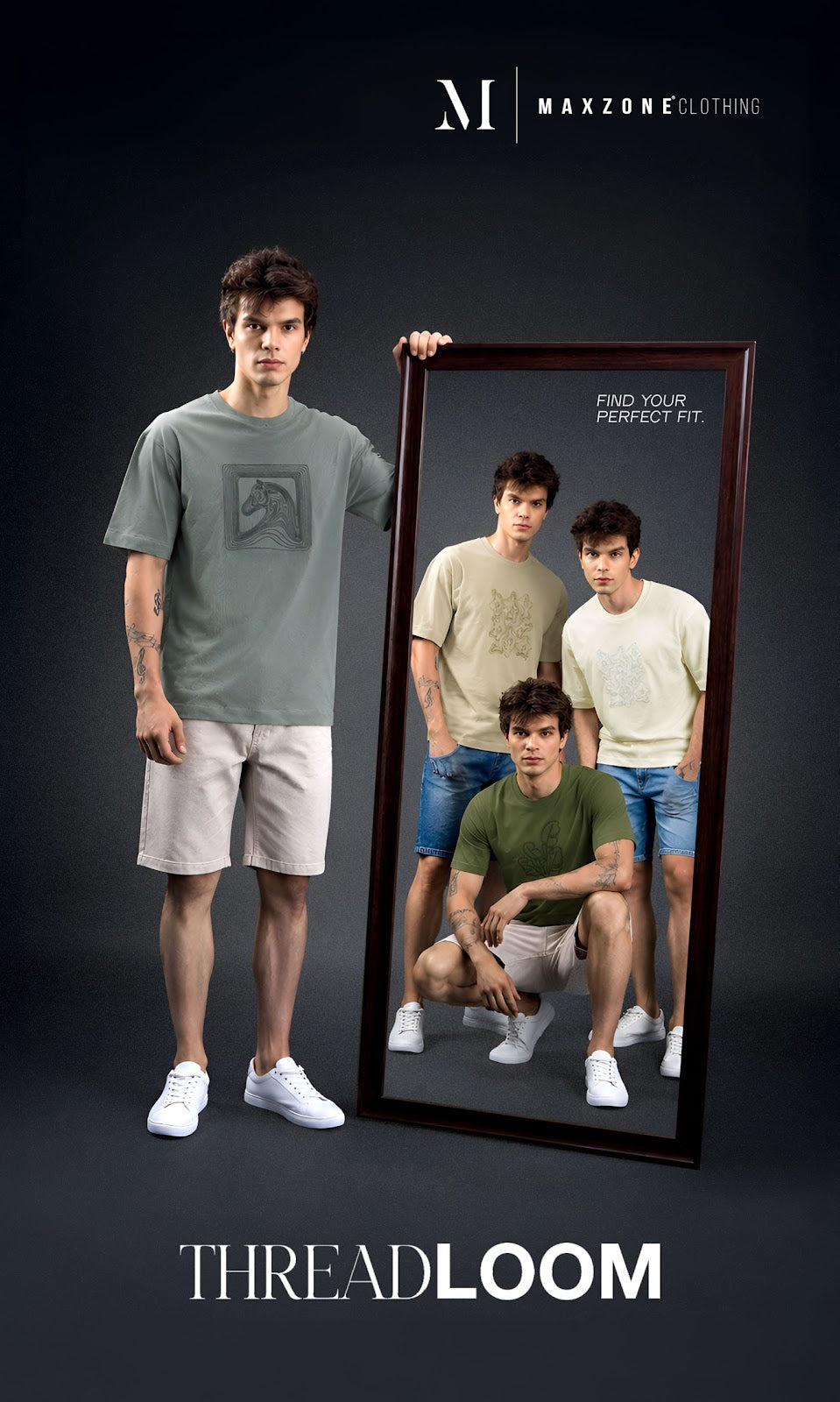Iho M 22 Dn 2747 Maxzone Clothing Cotton Looper Mens Tshirts Supplier